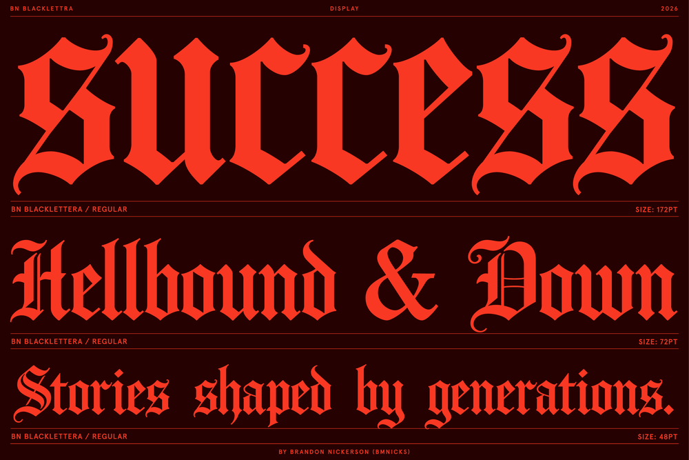 BN Blacklettra | BN Type Foundry